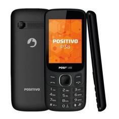 Celular positivo p38 64mb ram 3g tela 2.8 dual, Preto