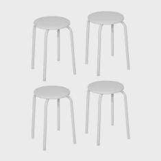 Conjunto 4 Banquetas Aço Expert Ciplafe