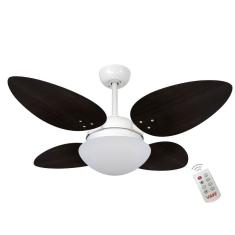 Ventilador Volare Petalo Quad Tabaco 220v E Controle Remoto