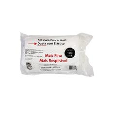 Mascara Cirúrgica Descartável Descarpack Dupla - 100 Unidades