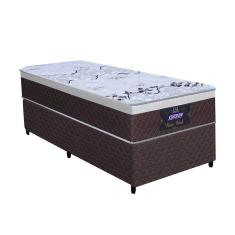 Conjunto New York Cama Box Solteiro e Colchão em Molas Ensacadas Gazin