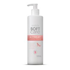 K-Treat Shampoo Micelar Soft Care Dermato 500mL - Shampoo para limpeza suave e hidratação intensiva para pele e pelagem sensiveis de cães e gatos