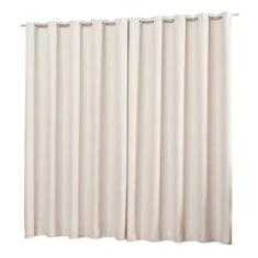 Cortina Blackout Em Tecido 3,00X2,80 Corta Luz Palha