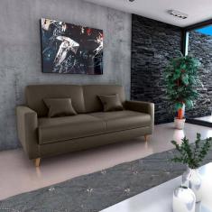 Sofá Cama Emilia Turkey Marrom F444 - Matrix