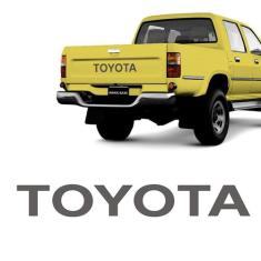 Faixa Toyota Hilux 1999/2005 Adesivo Grafite Tampa Traseira - SPORTINO