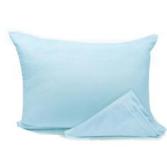 Fronha Travesseiro Bebe 2 Peças Azul Capa Menino - Baby Deluxe