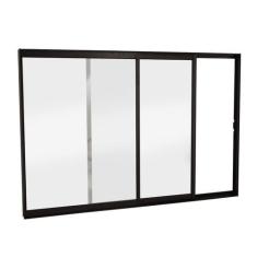 Janela de Correr em Alumínio 100 x 150 x 6 cm 2 Folhas V. Incolor Esqu