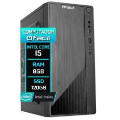 Computador Fácil H61 Intel Core i5 (2ª Geração) 8GB SSD 120GB - Fácil 