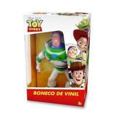 Brinquedo Boneco Buzz Lightyear Toy Story Articulado de Vinil Atóxico Colecionável +3 anos Líder 2589