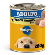 Ração Úmida Pedigree Lata Patê de Frango para Cães Adultos 280g