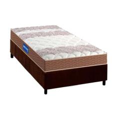 Cama Box Solteiro: Colchão Espuma Probel D28 Guarda Costas + Base CRC 