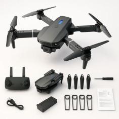Drone E88 com Câmera HD WiFi FPV Drone Dobrável Altitude Hold Retorno 