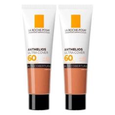 La Roche-Posay Anthelios Ultra Cover Kit com 2 Unidades – Protetor Solar Facial Com Cor FPS60 5.0 –-Unissex