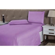 Lençol Solteiro Avulso Com Elástico Inteiro Linha Luxo Toque Macio - G