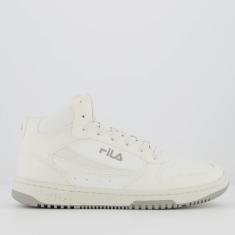 Tênis Fila FX-33 High Branco e Cinza-Masculino