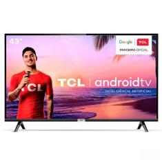 Smart TV TCL LED Full HD 43 com Google Assistant, Controle Remoto com Comando de Voz e Wi-Fi - 43S6500