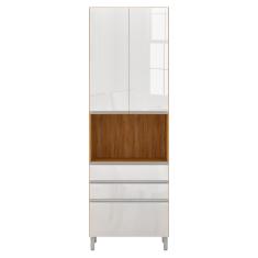 Paneleiro Bartira Amazonita com 2 Portas, 3 Gavetas e 3 Prateleiras - 71cm de largura