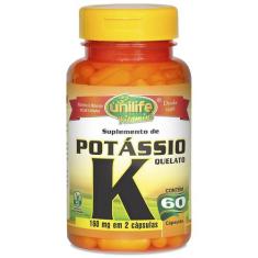 Potássio Vitamina K 60 Cápsulas 560Mg Unilife