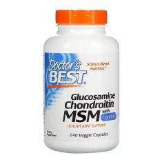 Glucosamina Condroitina MSM  240 Cápsulas Vegetais - Doctor`s Best