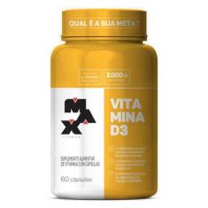 Vitamina D3 2000Ui Com 60 Capsulas - Max Titanium