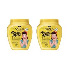 Creme Skala 1Kg Amido De Milho-Kit C/2Un