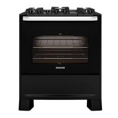 Fogão Best Glass Suggar 5 Queimadores Preto FGVBG510PT Bivolt