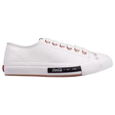 Tênis Coca Cola Daytona Town Feminino Branco e Cobre
