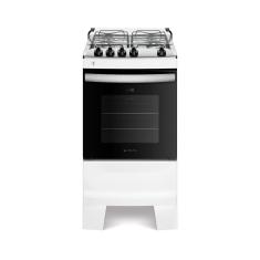 Fogão 4 Bocas Branco Com Mesa Inox Atlas Agile Up Bivolt