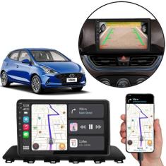 Kit Multimidia HB20 2020-2024 9 Pol Android-Auto Mp5 BT - E-Connect Pl