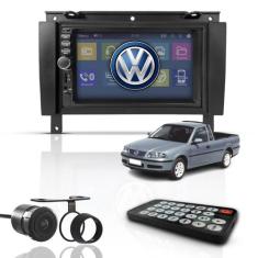 Kit Central Multimídia Mp5 2 Din Bt Espelha Dvd Saveiro G3 - First Opt