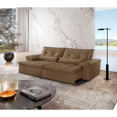 Sofá Parma Veludo 02 Módulos De 80cm B25cm Meu Sofá Online B016 Veludo Marrom