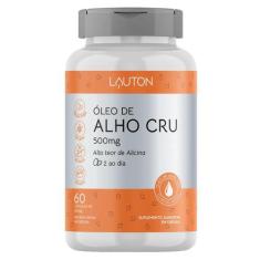 Óleo De Alho Cru 500 Mg 60 Caps - Lauton