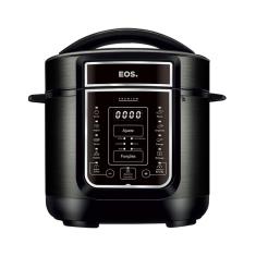Panela de Pressão Elétrica 5 Litros EOS Multicooker Digital Inox Preto EPP50DP 110V