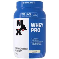 Whey Pro 1kg Max Titanium, 1kg, Chocolate