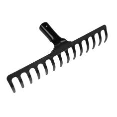 Ancinho Curvo Leve Com 14 Dentes Tramontina Em Aço Sem Cabo