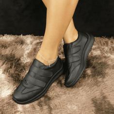 Tênis Feminino Cano Baixo com Fecho Aderente Conforto e Estilo em um Único Calçado-Feminino