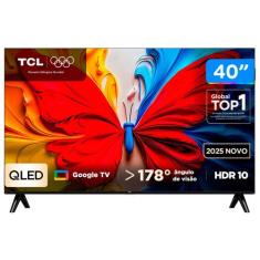 Smart TV TCL 40 Polegadas Full HD QLED S5K WiFi Bluetooth Google TV 2 
