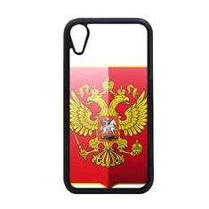 Capa com emblema nacional da Rússia para iPhone XR para proteção de telefone Apple