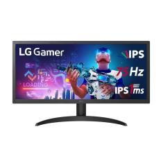 Monitor 26&quot; LG UltraWide IPS, Full HD, 75Hz, 1ms (MBR), HDR10, Freesync, 26WQ500-B