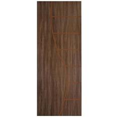 Kit com 2 Folhas de Porta Madeira Decorada 210x70cm Espessura 3,5cm Cantareira Mgm Carvalho Quebec