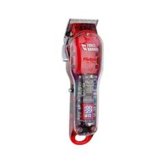 Maquina de corte mq force barber freestyle red edition bivolt, Bivolt