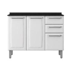 Balcão de Cozinha 3 Portas 2 Gavetas Luce - ITATIAIA, Branco