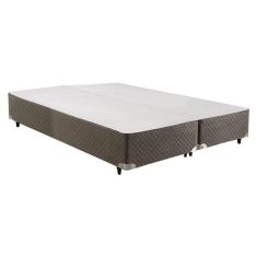 Cama Box Base Universal King -193x203x28 Velvet Gray (king -193x203x28) - Herval