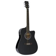 Violão Eletro-Acústico Vogga Vck370Bk Folk Com Cutaway