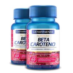 Kit 2 Beta Caroteno Catarinense Pharma 60 Cápsulas