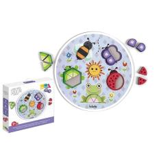 Quebra Cabeça Encaixe Progressivo Madeira Jardim Babebi 6011