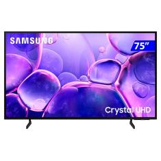 Smart TV Samsung UHD 75 4K Wi-Fi Tizen Crystal UHD UN75U8100FGXZD