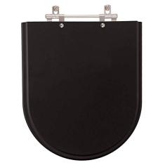 Assento Sanitário Jasmim Preto para vaso Fiori