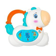 Piano Teclado Bebê Musical Bichos Infantil Brinquedo Som Cavalinho