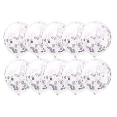 Kit - 20 Balões De Festa Látex Estrela Confete Dourados Rosê